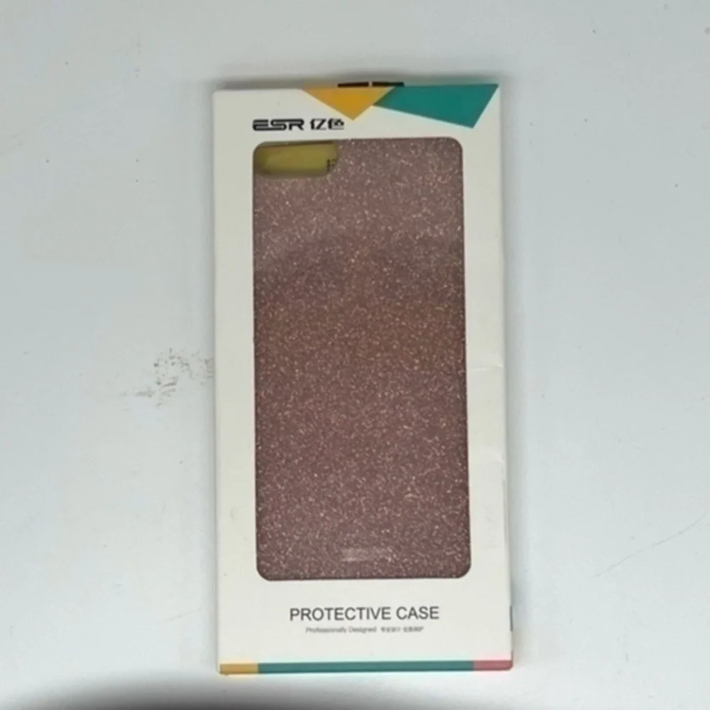 Pink Glitter Anti Shock Phone Case for iPhone 7/8/SE